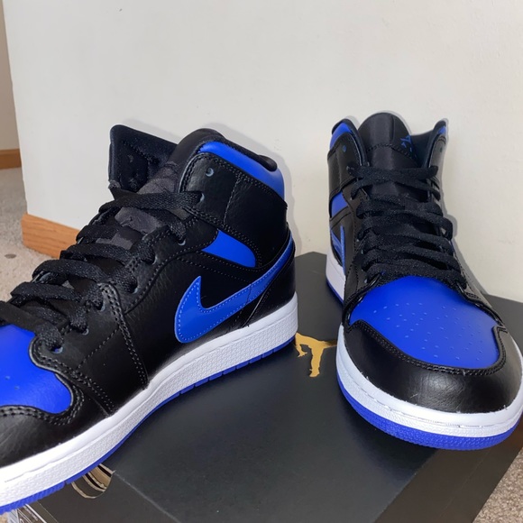 Air Jordan 1 Mid Retro(Black/blue) main image 4